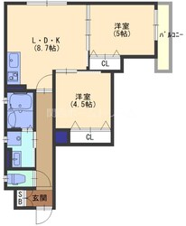 ピレーネ明和の物件間取画像